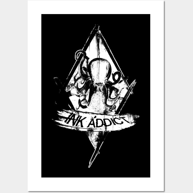 Ink Addict, Tattoo Lover Wall Art by Lenny241